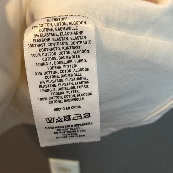 Anthropologie white puff sleeve wrap top great condition - Picture 5 of 6